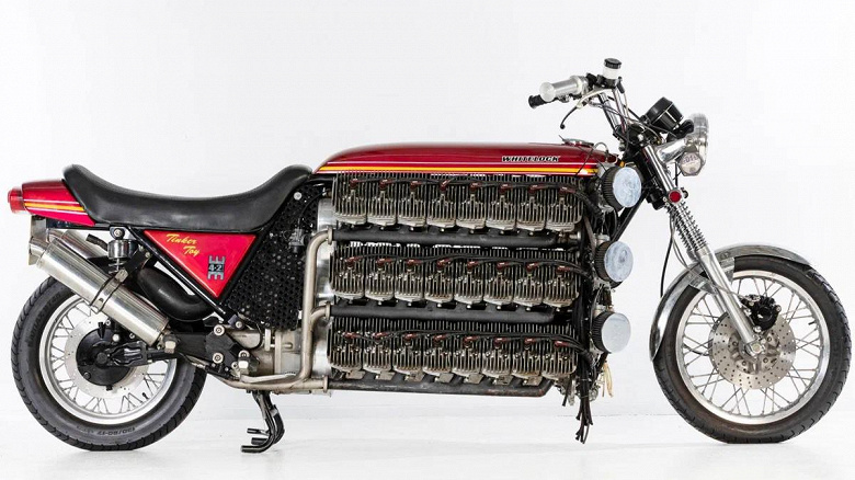 Мотоциклетный Голиаф. На продажу выставляют единственный в мире Whitelock Tinker Toy с 48-цилиндровым мотором